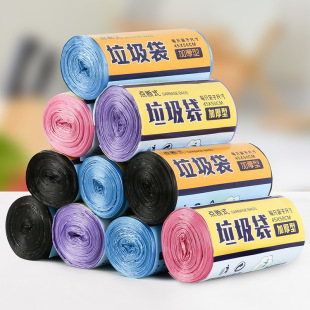 30 20 15 single roll color black garbage bags new material point break flat disposable garbage bags