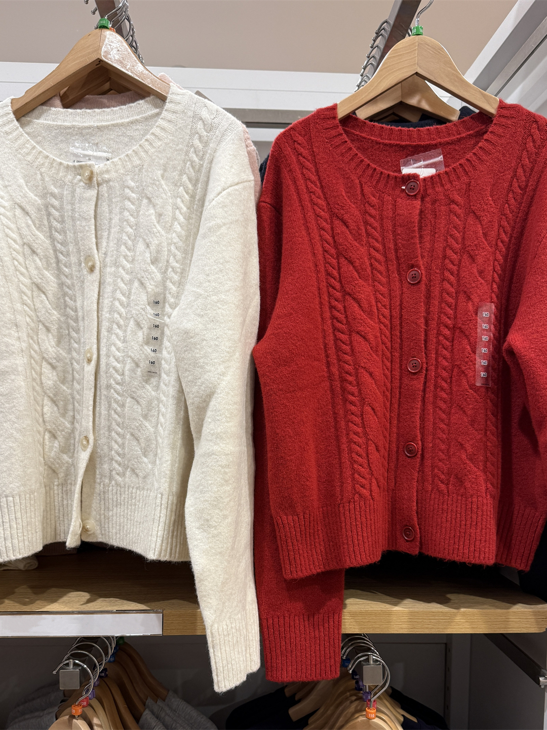URAZ Japanese style children's clothing girls' soufflé knitted cardigan long-sleeved sweater coat 25 autumn and winter new style AL478173