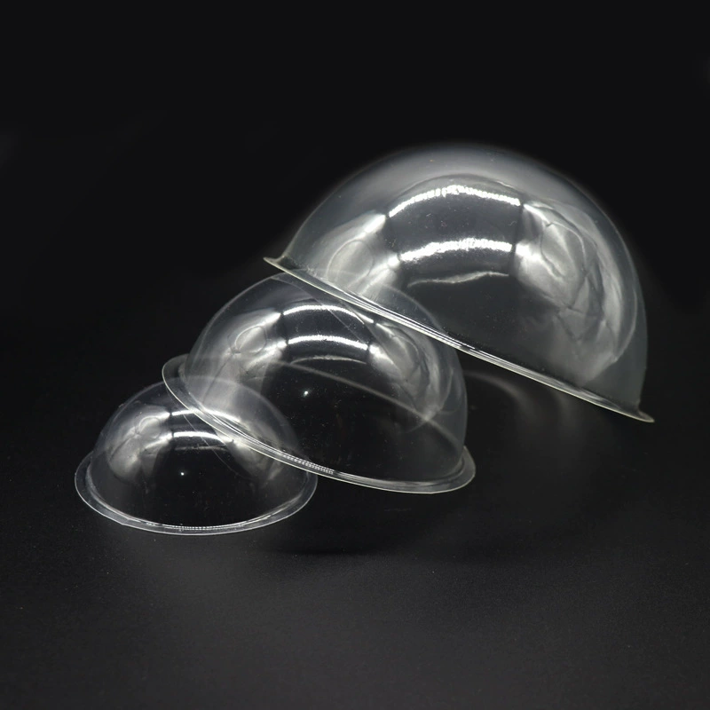 Высокий прозрачный пластиковый полый шар ПВХ полукруглая крышка прозрачная полусфера Защитная крышка блистерная упаковка в наличии оптом