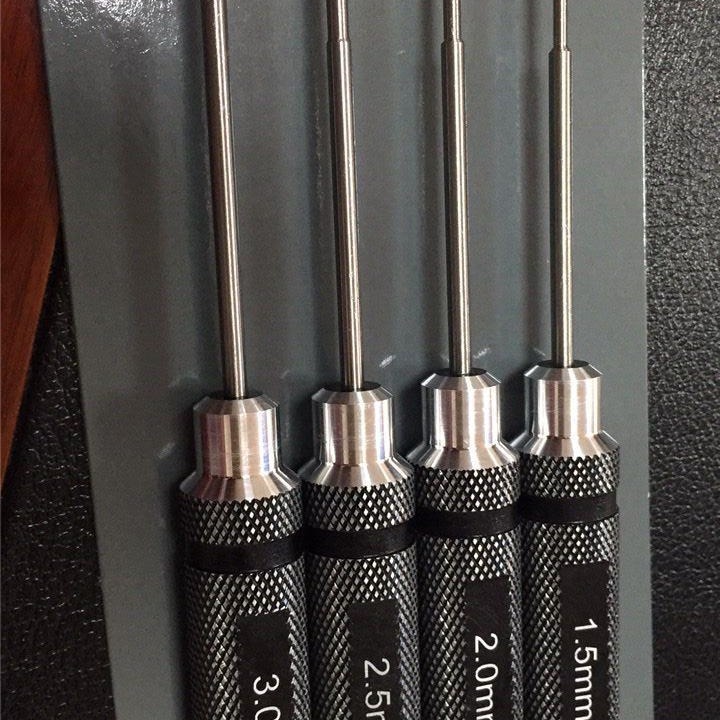 跨境专供　模型专用精密高速钢球头内六角螺丝刀H1.5/2.0/2.5/3.0