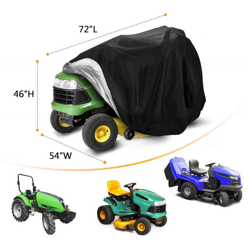 跨境热销 210D牛津布割草机罩代步车罩防水防尘拖拉机户外防晒罩