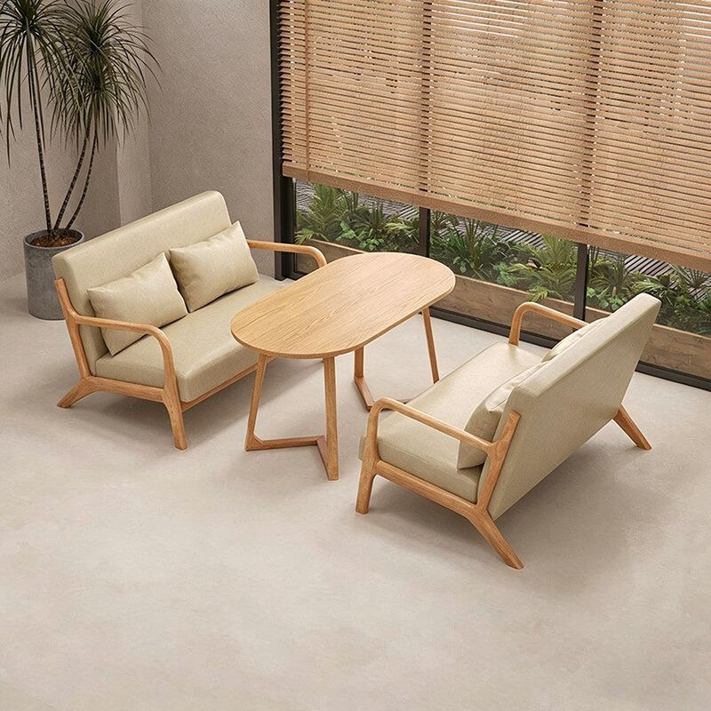 Popular milk tea and coffee shop table and chair sets, suitable for hotels, guesthouses, commercial use, meeting rooms, and leisure areas; single sofas and chairs