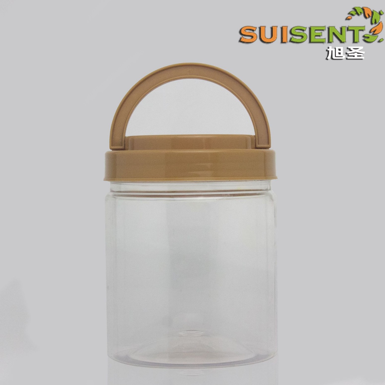 Source Manufacturer 500ml Round Plastic Honey Bottle Wide Mouth Food Sealed Jar Pet Transparent Plastic Packaging Box