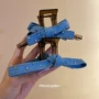 镶钻盘发小众交叉鲨鱼夹