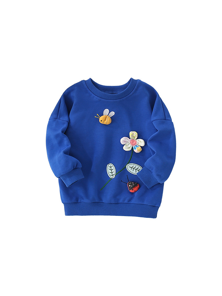 Cross-border malwee suéter infantil otoño y invierno nuevo jersey lindo cuello redondo manga larga Europa y los Estados Unidos niños de mediana edad chaqueta de otoño