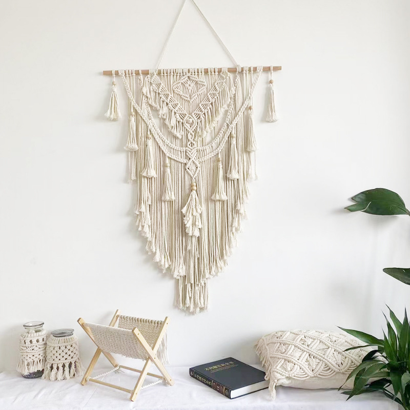 Famous Decorative Tapestry Hand-Woven Craft Tapestry Bohemian Home Wall Decoration Background Pendant Foreign Trade Wholesale Famous Decorative Tapestry Hand-Woven Craft Tapestry Bohemian Home Wall Decoration Background Pendant Foreign Trade Wholesale
