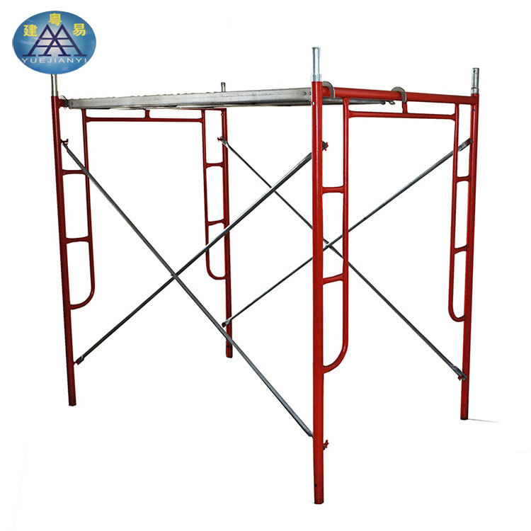 佛山厂家直供 施工门式钢管脚手架 供应移动门式脚手架支撑