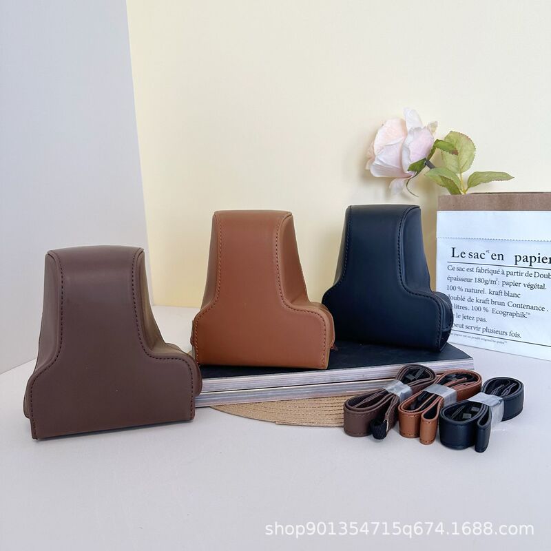 Suitable for Fuji Xa3 Leather Case Xa5 Mirrorless Leather Protective Case Base That Can Open the Camera Small Bag Camera