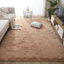 跨境客厅卧室茶几床边地毯现代简约清新家用丝毛地毯批发可定