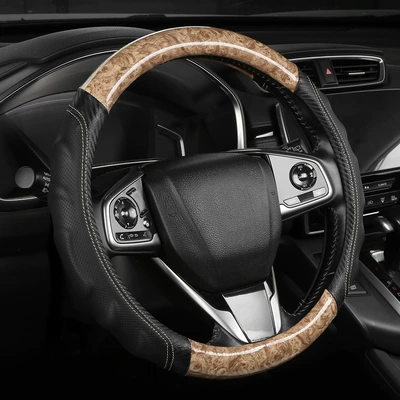 Steering wheel cover, Model Peach Wood Grain Steering Wheel