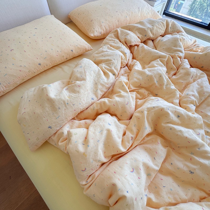 A類全綿有酸素二重糸ベッド4点セット純綿布団シーツ3点セットinsベッド用品セット