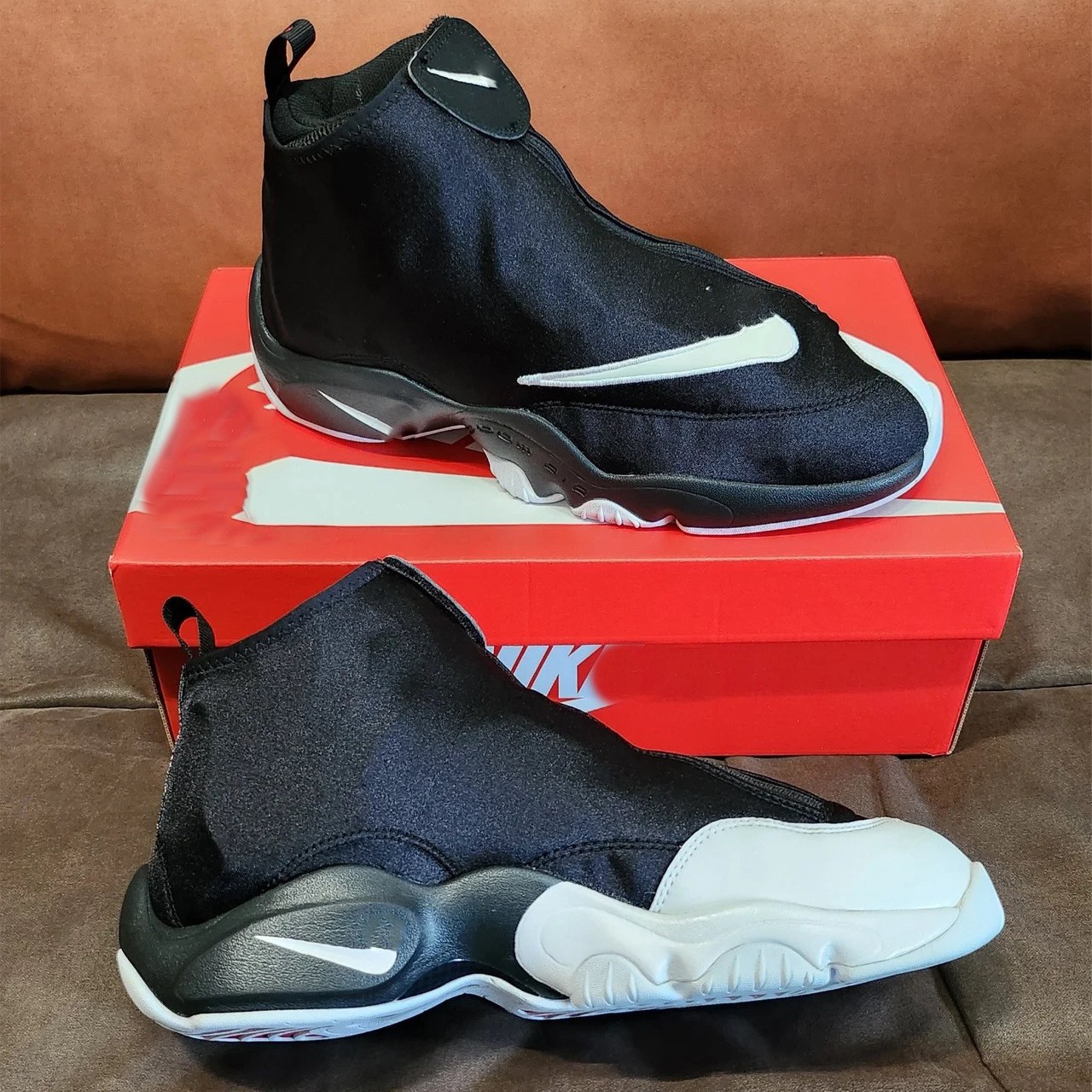 Putian zapatos de baloncesto de combate Peyton guantes de cremallera de alto impacto antideslizante zapatos casuales para hombres
