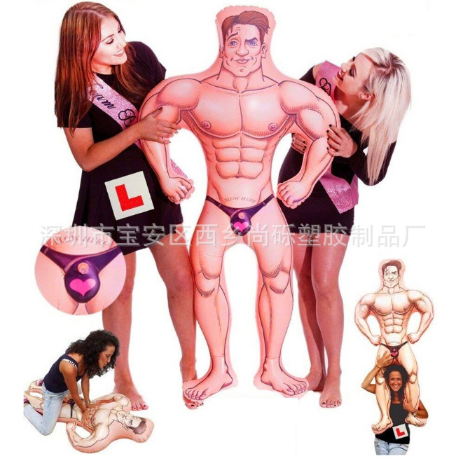 工厂供应 PVC充气人偶 充气人体广告用具 充气模特公仔 充气玩具