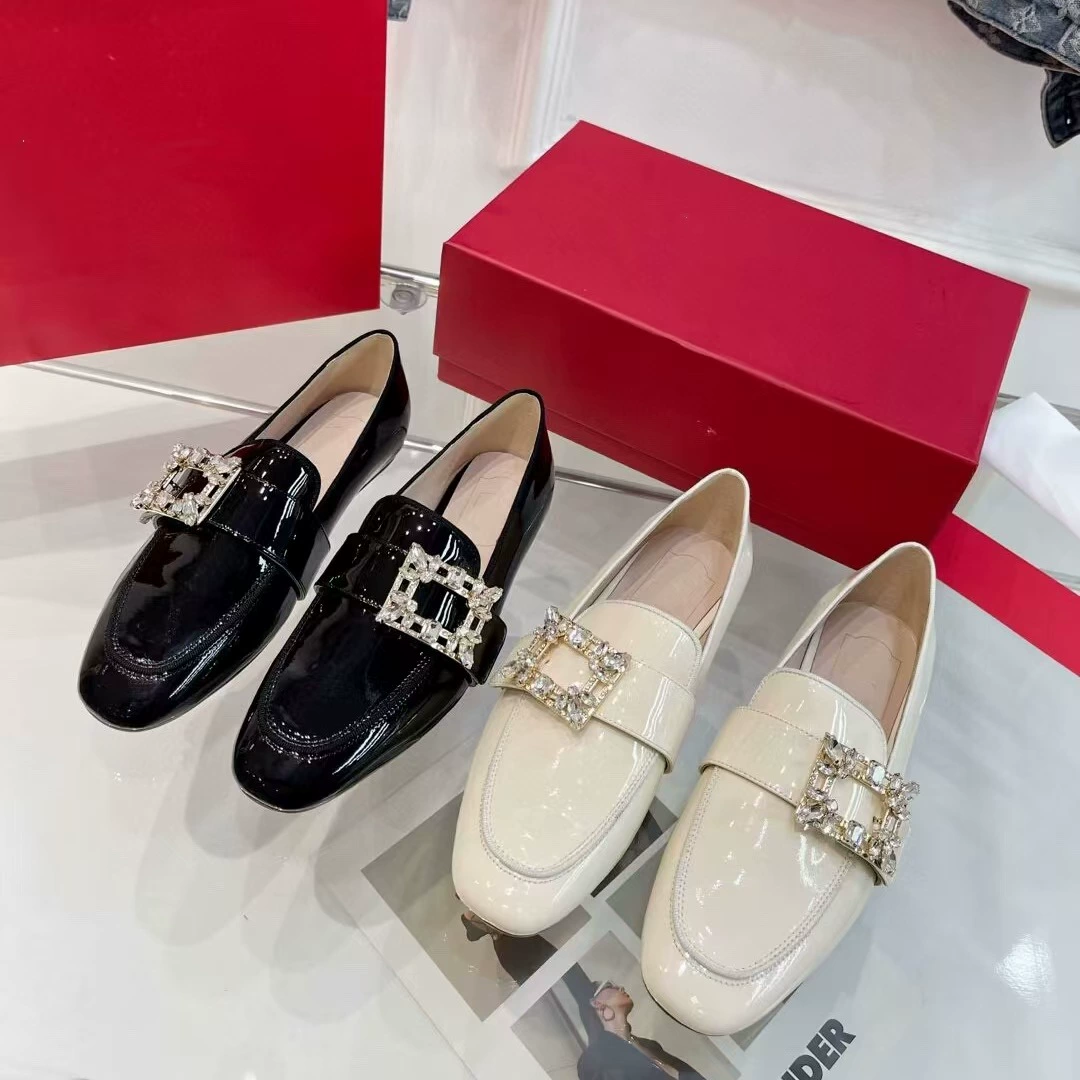 High Edition 2024 новая кожаная круглая голова и мелкий страз квадратная пряжка