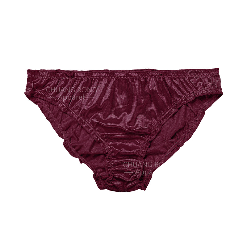 Transfronterizo exclusivo más ropa interior de mujer europea y americana sexy entrepierna de secado rápido transpirable cómodo algodón entrepierna súper elástico pantalones de satén