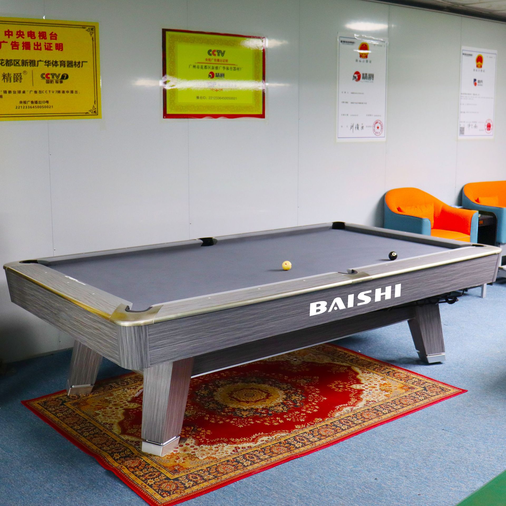 Mesa de billar americana de lujo 9 pies de mesa de billar comercial para clubs caseros exclusivos