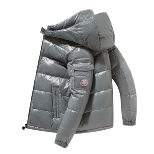 2024 New Style Bright Cotton-padded Jacket for Men and Women Couple Youth Cotton-padded Coat Thickened Warm Jacket Korean Style