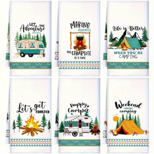V 41646 Pumpkin print kitchen dish towel set �Ϲ�ӡ��ϴ���