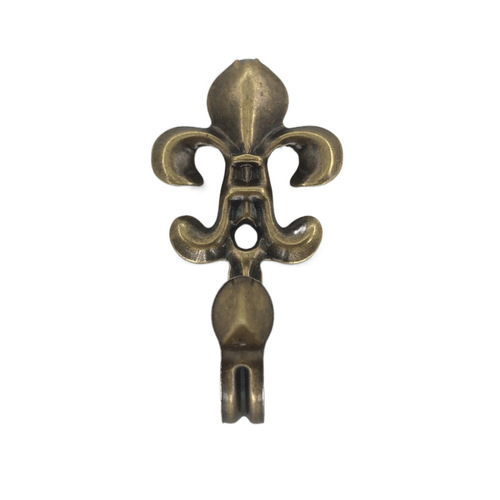 Manufacturer wholesale simple European iron flower hook curtain hook curtain accessories bedroom coat hook metal curtain wall hook
