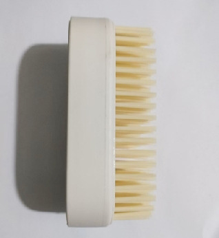 Nuevo estilo chino redondo de mano cepillo de zapatos cepillo de lavandería doméstica fina ropa de piel suave cepillo de limpieza en seco tienda oval cepillo hueco