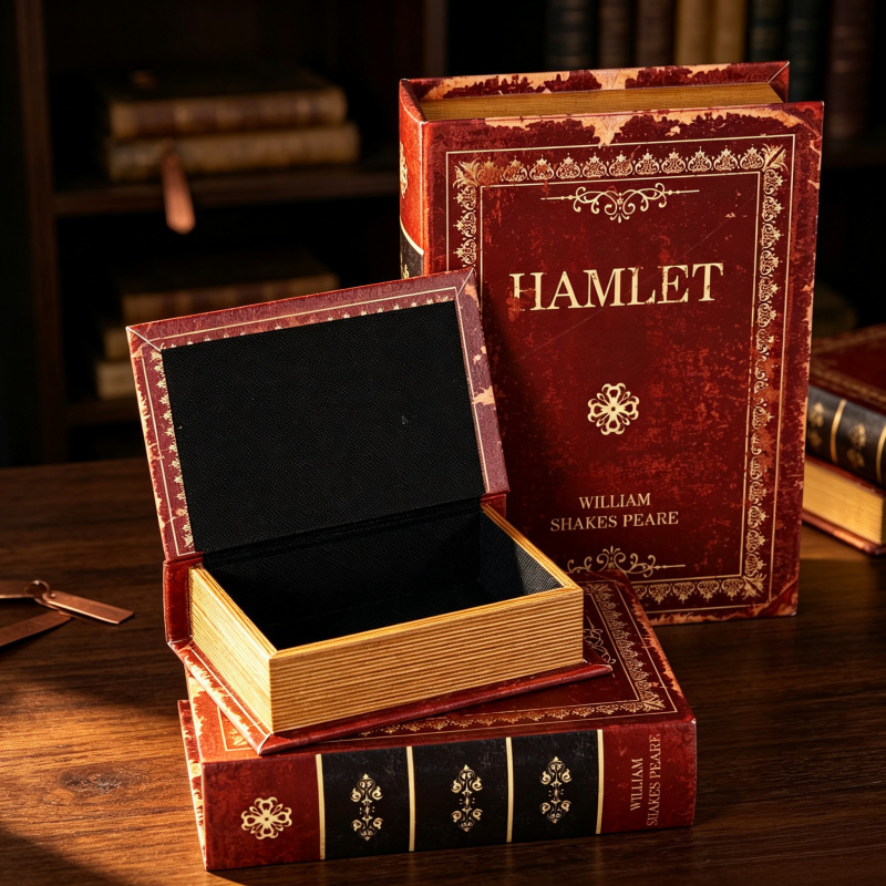 Fake Book Boxes, Window Display Photography Props, Restaurant Steak Prep Boxes, Dining Table Bookshelf Decorations, Ornaments
