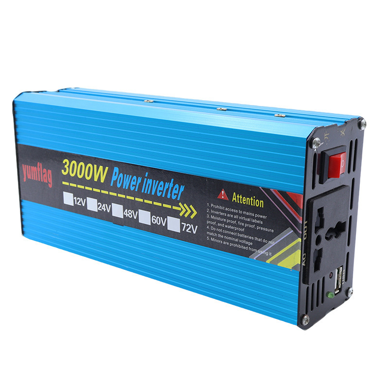 Yueqi High Power 12V24V48V60V72V to Ac 220V Car Home 3000W Converter Inverter Yueqi High Power 12V24V48V60V72V to Ac 220V Car Home 3000W Converter Inverter