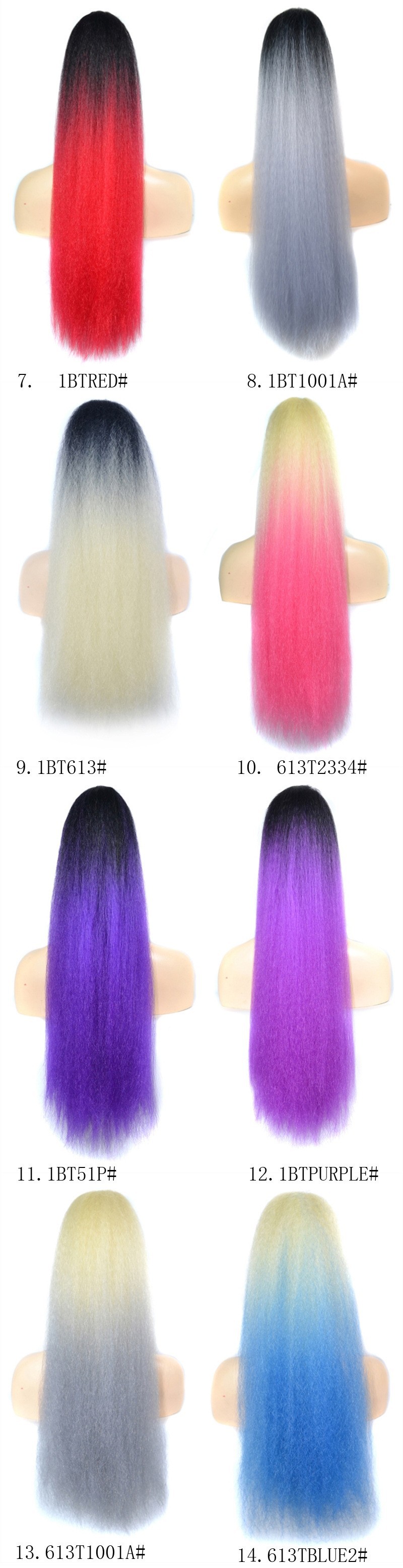 Parrucca elastica a rete treccine parrucca coda di cavallo treccine africane leggermente arricciate parrucca treccia commercio estero fonte_voghion.com