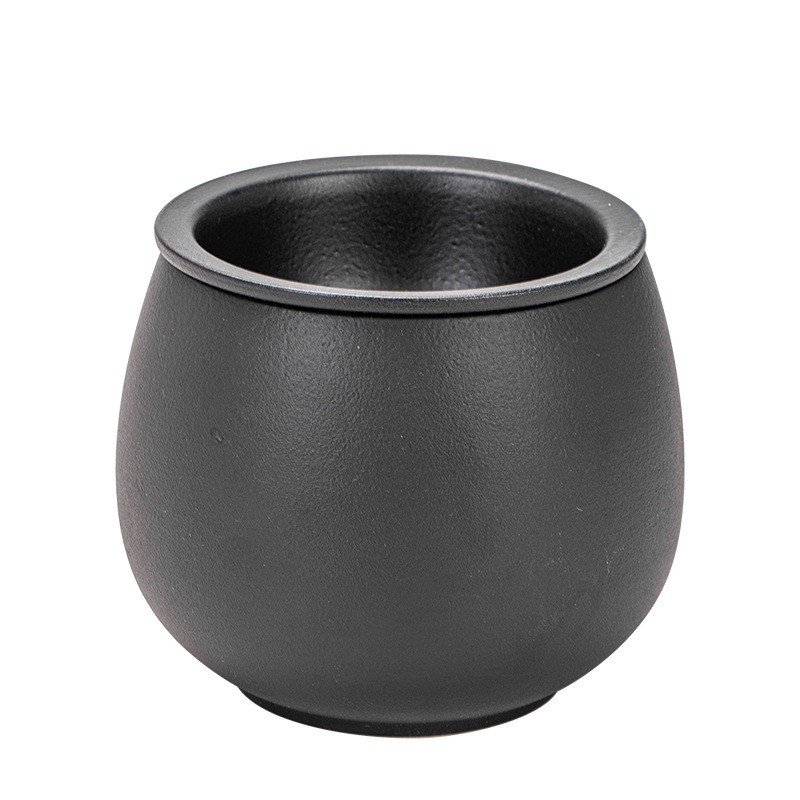 黒陶茶粕タンクセラミック茶洗浄水フィルター蓋付き廃水タンク孟大型デスクトップゴミ箱茶水分離|undefined