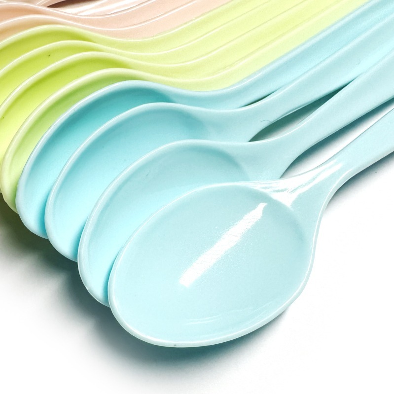 環境保護のプラスチックのスプーンのフォークの子供のおもちゃはスプーンを訓練します。|undefined