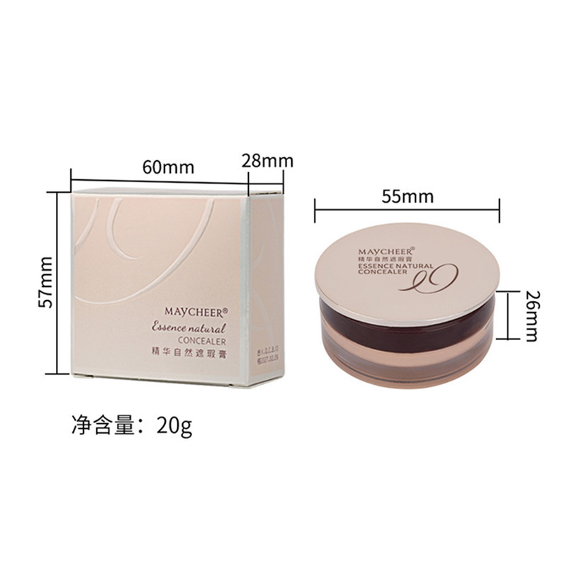 Mexier Natural Concealer, crema de base para cubrir las manchas faciales, acné, cicatrices, tatuajes, maquillaje, concelador líquido. image 6
