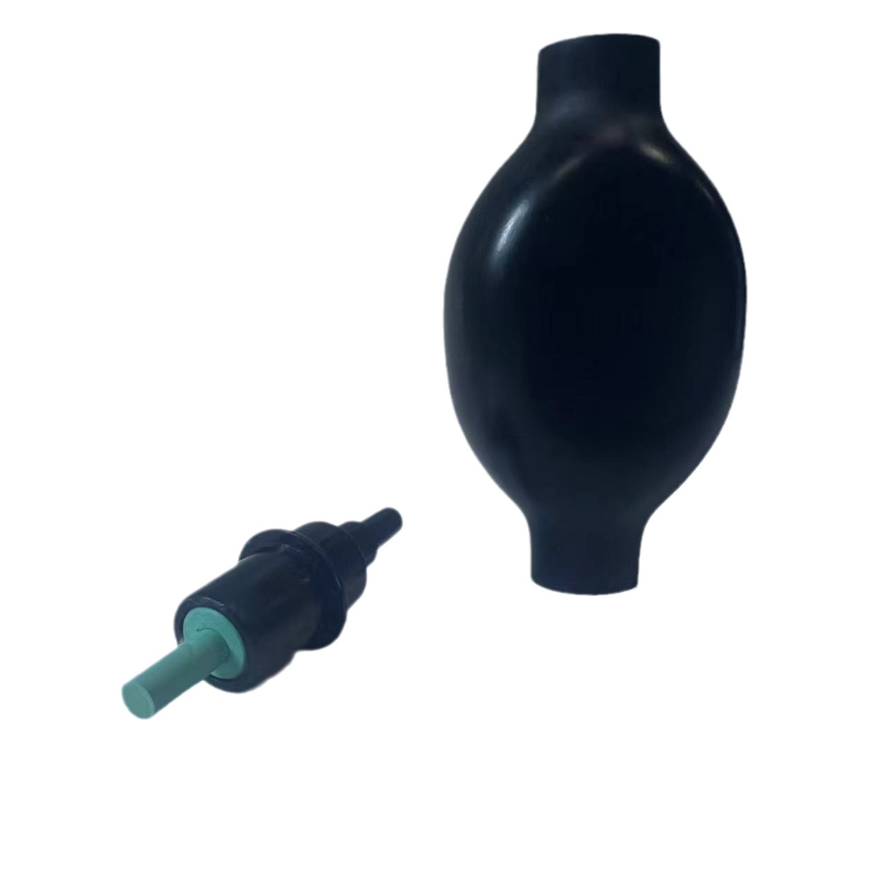 厂家生产乳胶半边冲气球 双扁球球血压计球环保软胶食品级硅橡胶