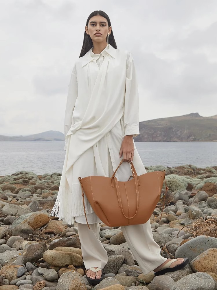 Borsa a secchiello wings da donna in pelle borsa tote elegante_voghion.com