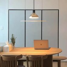 意大利flos飞碟吊灯餐厅设计师北欧创意简约饭厅餐桌吧台圆形灯具