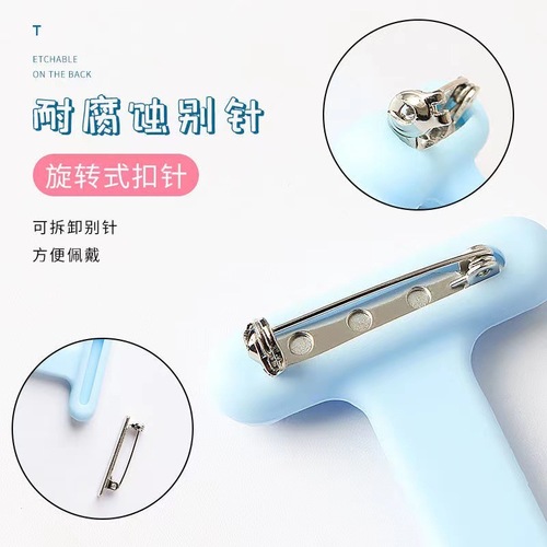 Foreign trade silicone nurse watch pocket watch doctor's hanging watch exam watch pin-type hanging watch student's pocket watch gift watch