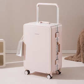 拉杆箱宽拉杆可设计图片大容量拉杆箱24寸男女学生箱子