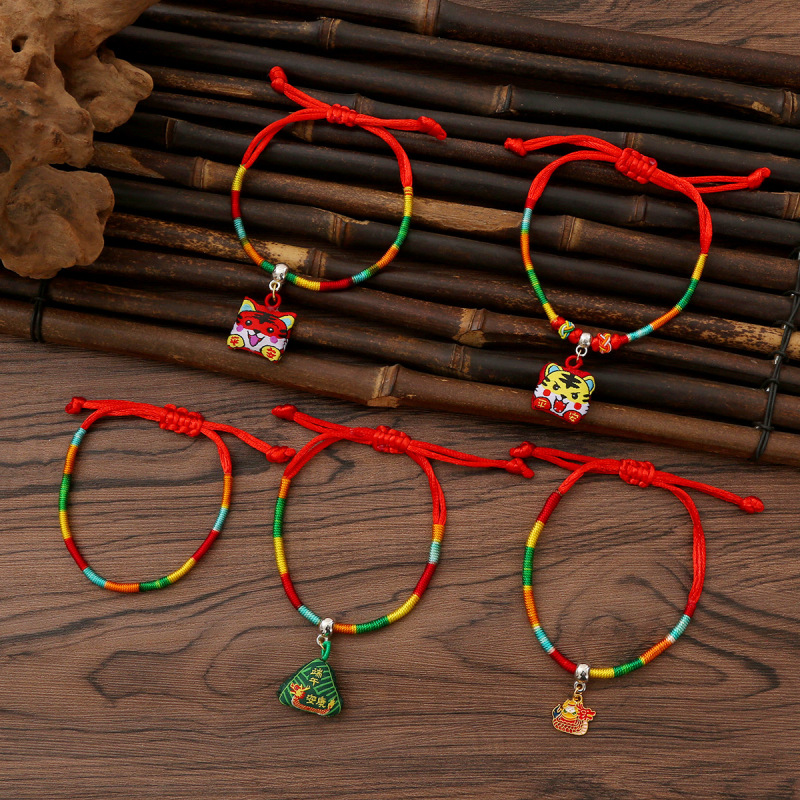 Dragon Boat Festival Bracelets, Colorful Thread Bracelets, Ethnic Style Bracelets for Men and Women, Children's Jewelry, Hand-Woven Bracelets Wholesale Dragon Boat Festival Bracelets, Colorful Thread Bracelets, Ethnic Style Bracelets for Men and Women, Children's Jewelry, Hand-Woven Bracelets Wholesale