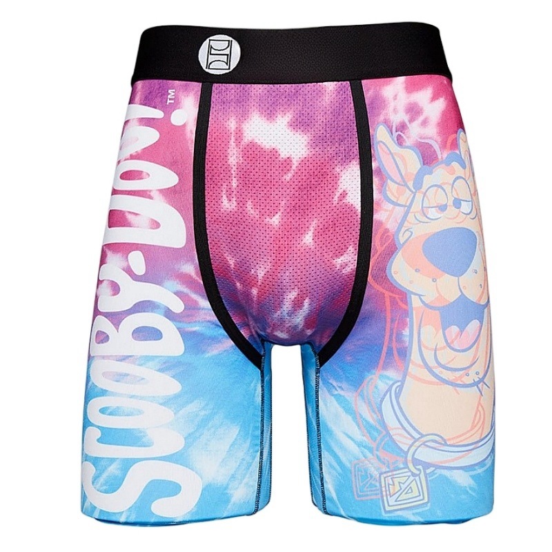 Marca de moda PSD seda de hielo pantalones cortos de poliéster pantalones de playa estampados anime deportes cómodos correr bóxer calzoncillos para hombres