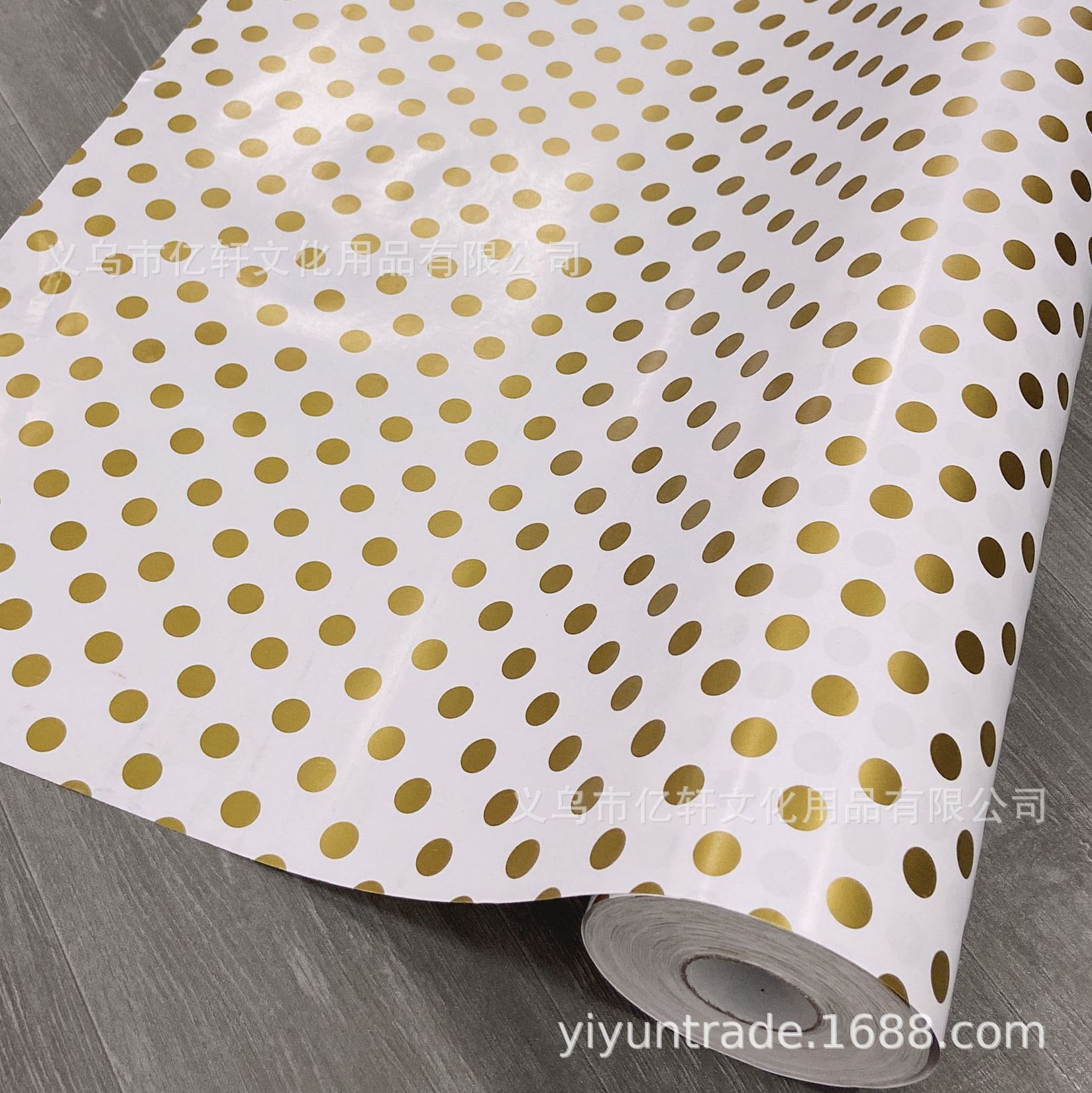 Gran tamaño de 70 cm de ancho en stock, papel de regalo de Navidad, papel de regalo de exportación