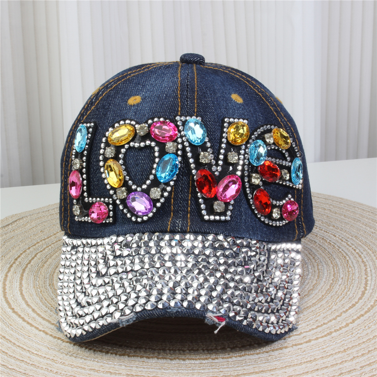 147g Weight Baseball Cap Hats Type Daily, Street Occasion Denim Material Letter, Usa, Butterfly Pattern All Seasons Season Unisex Gender Simple Style, Classic Style Style Curved Eaves Rim Unisex Simple Style Classic Style Letter Usa Butterfly Curved Eaves Baseball Cap 13