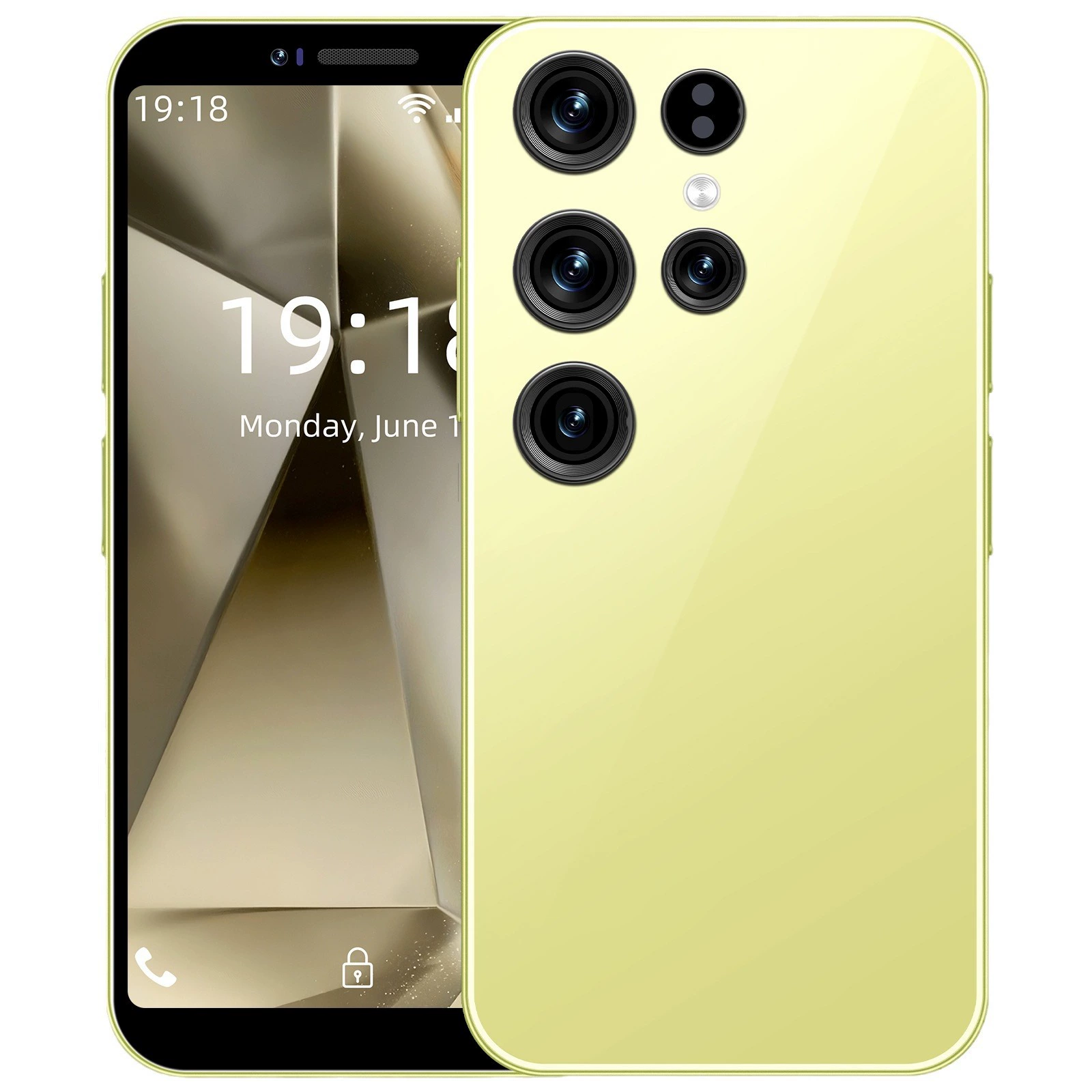 Компактный умный мобильный телефон S24, 5 дюймов, Android, 16 ГБ
