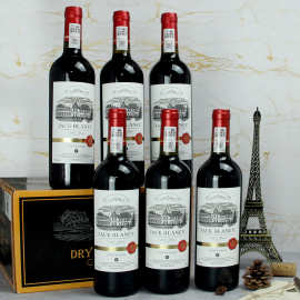 法国进口红酒批发15度整箱干红葡萄酒厂家招商代理酒水代发伴手礼