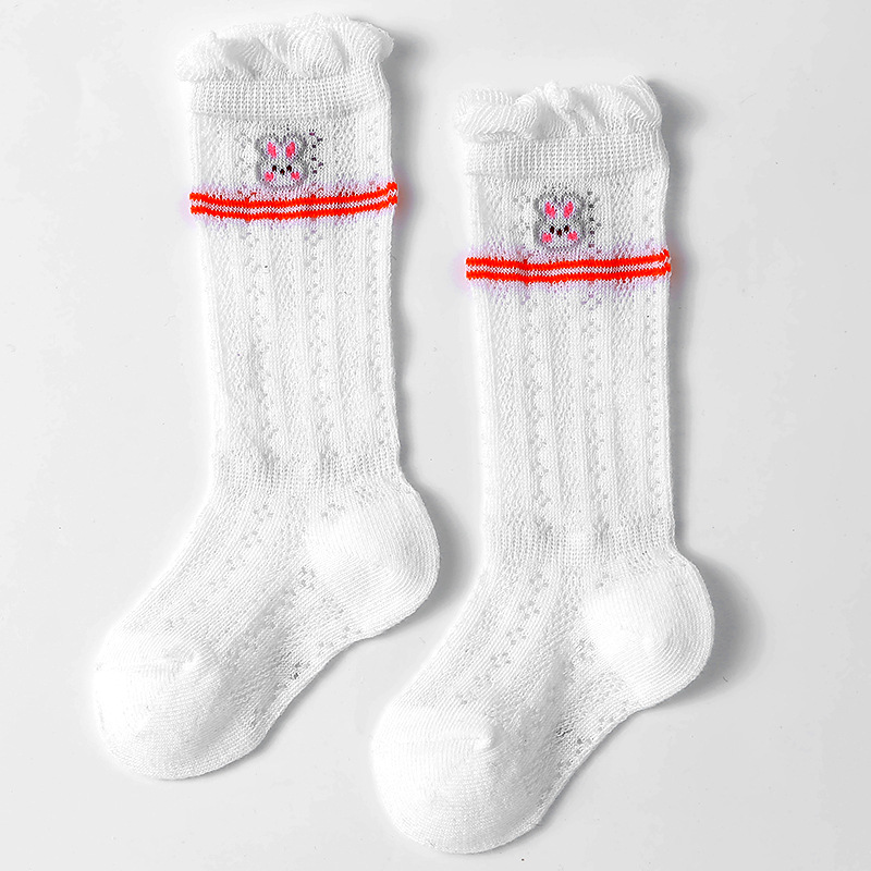 토끼 안티 모기 양말 1 쌍 흰색
