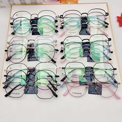 記憶鈦多邊形加寬邊復古眼鏡架夏蒙別克眼鏡男女潮款近視眼鏡