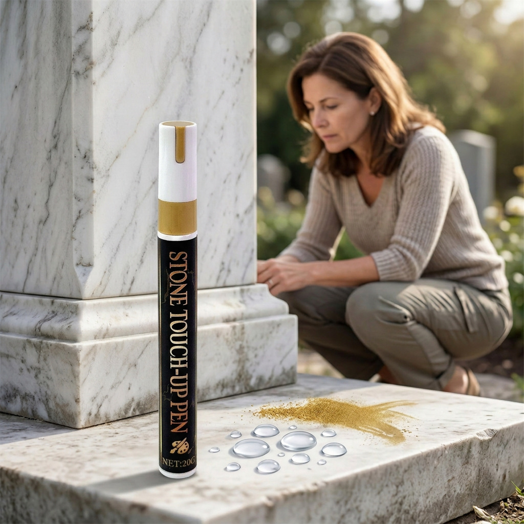 New Year's Cross-Border Special Supply of Stone碑 Repair Paint Touch-Up Pen, Waterproof, Non-Fading, Large Capacity 3mm Stone碑 Marker Pen