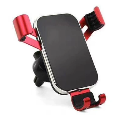Car phone holder Air Outlet Mobile Phone Navigation - red