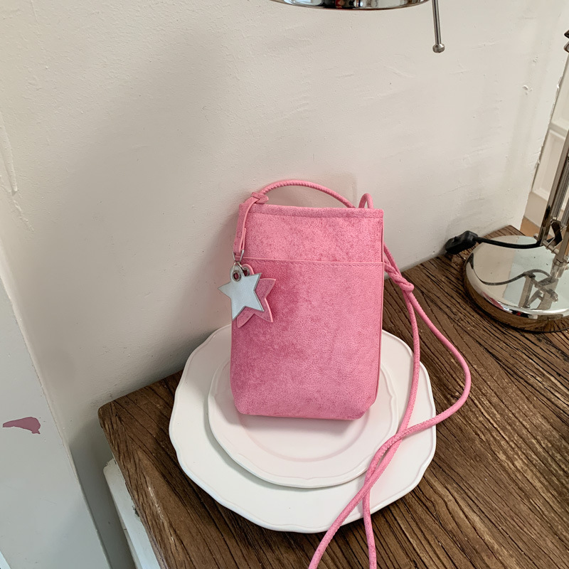 Fresco y dulce bolso de dopamina de moda diaria simple bolso de hombro nicho personalidad de tendencia de viaje bolso móvil