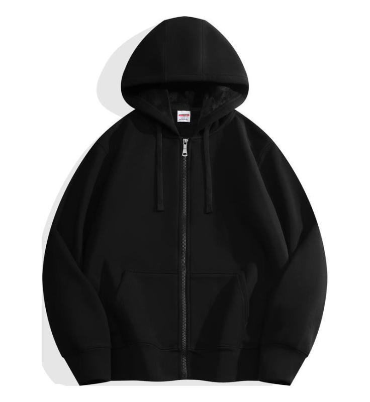 圆领卫衣定制logo加绒拉链开衫工作服团体套头连帽刺绣聚会服工装|undefined