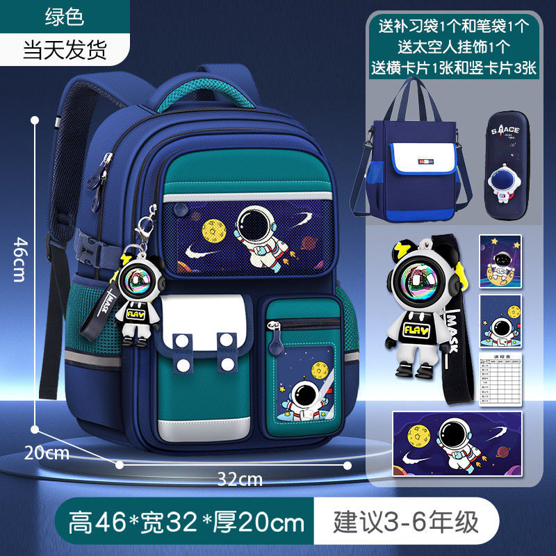 Bolso para lápices con accesorios pequeños de color verde tesoro