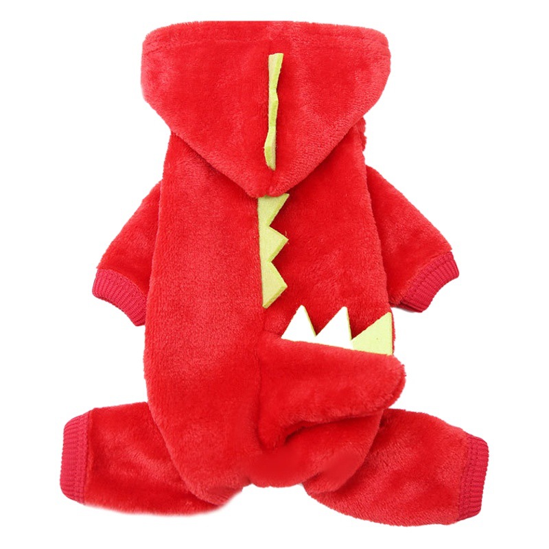 Ropa Abrigadora de Otoño e Invierno para Perros Pequeños y Medianos, Gatos, Gatos Dinosaurio, Ropa y Accesorios para Mascotas Transformables, Venta al Por Mayor del Fabricante