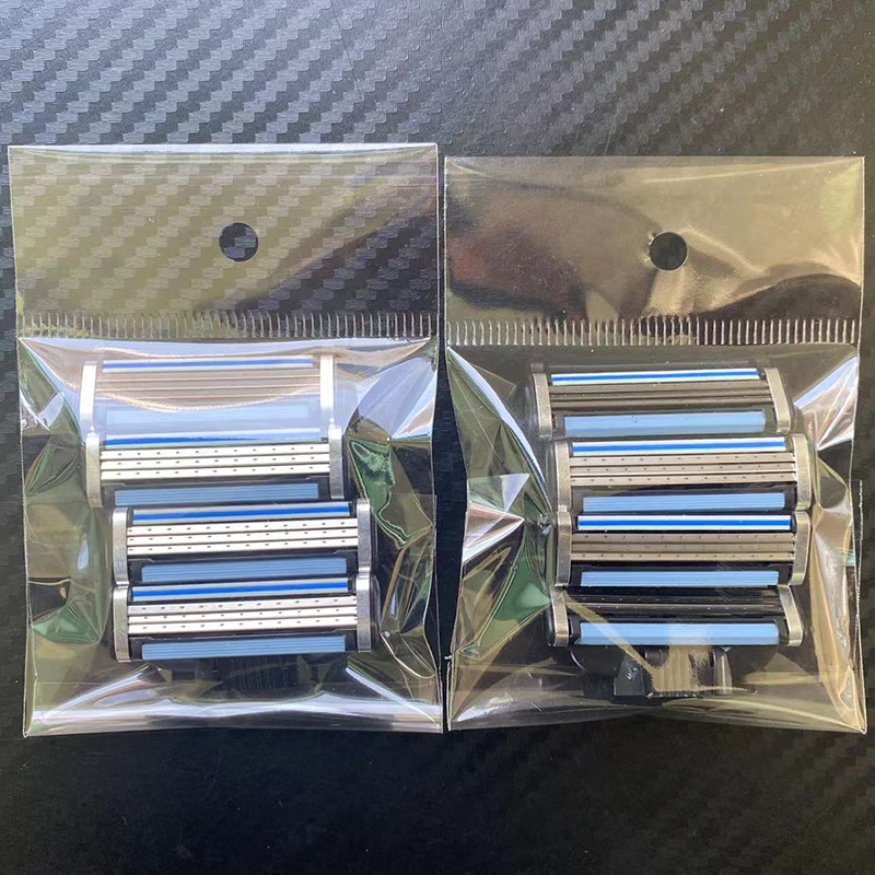 Bagged Foreign Trade Three-Layer Blade Manual Razor Men's Shaving Face Hair Knife MACH3 Layer Blade Head Blade Holder Speed